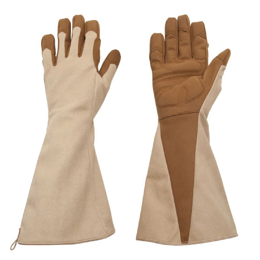 Gardening glove with sleeve